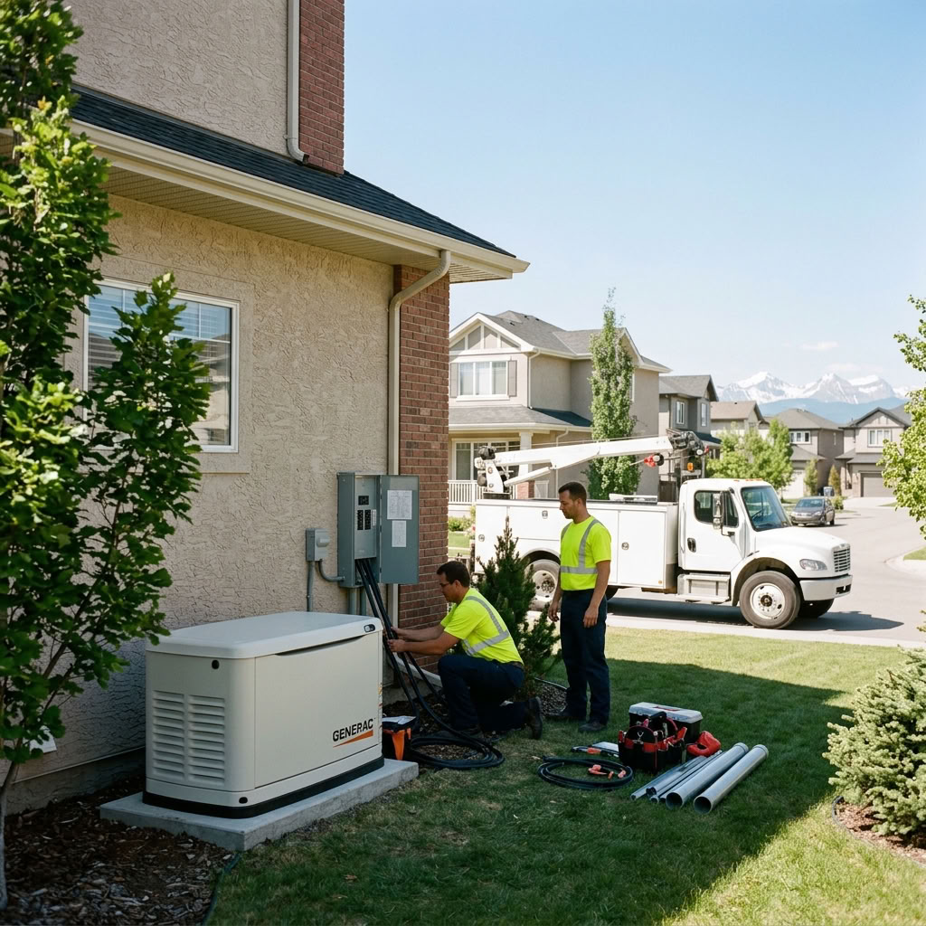 Choosing the Right Electrician for Generator Installation in Calgary